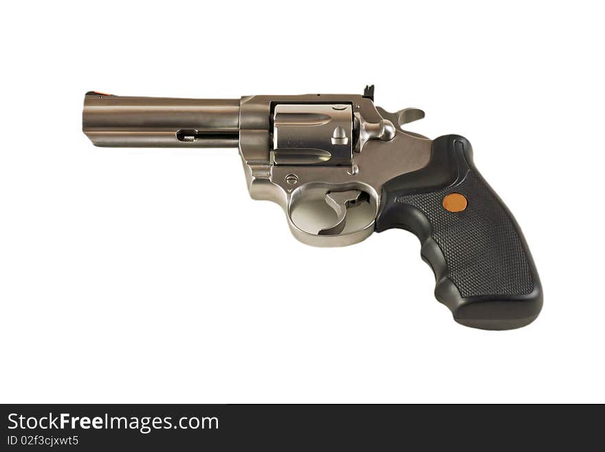 357 magnum revolver on white background