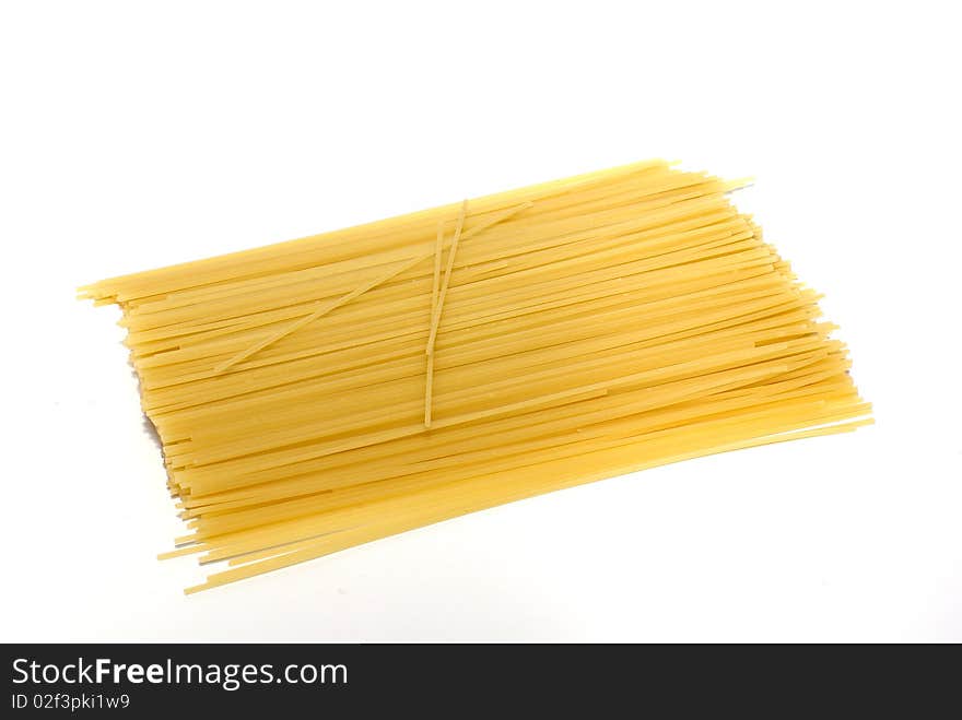 Italian pasta on white background. Italian pasta on white background