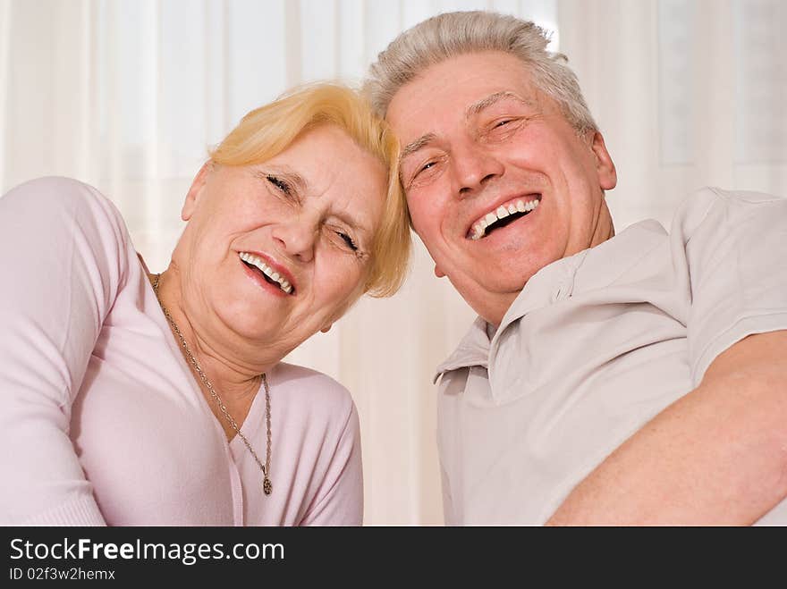 Portrait of a beautiful and happy couple. Portrait of a beautiful and happy couple