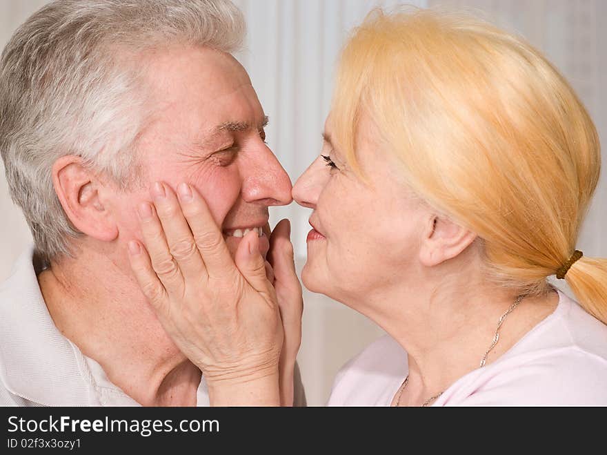 Portrait of a beautiful and happy couple. Portrait of a beautiful and happy couple