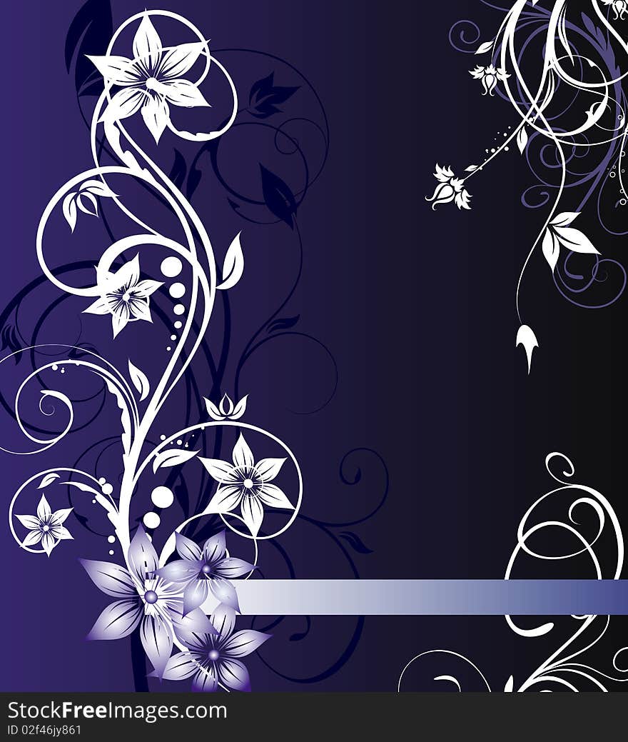 Abstract Floral Background