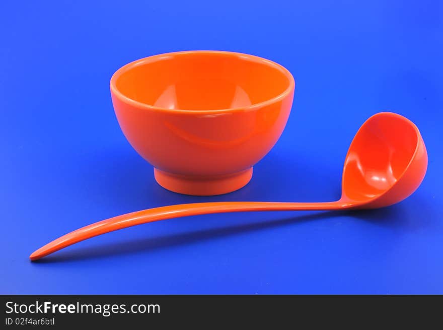 Bowl and ladle