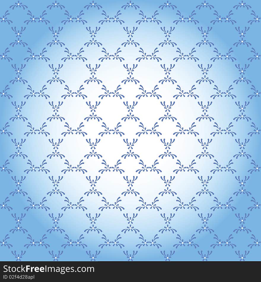 Blue and white abstract background with gradient