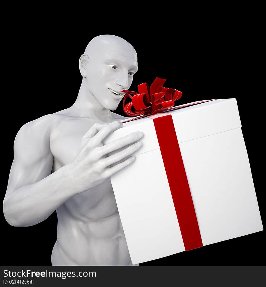 Man With Gift