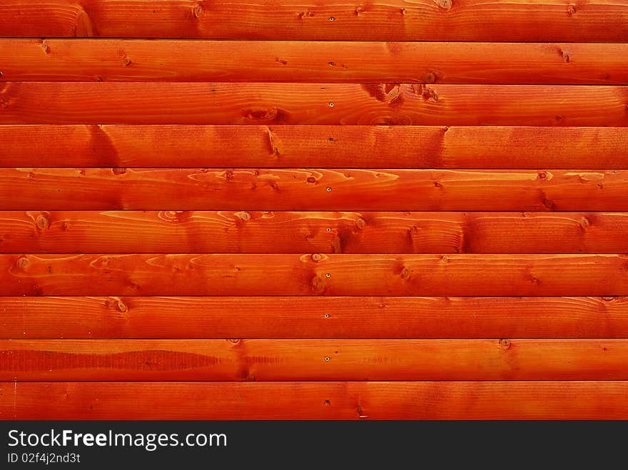 Detail of a wooden wall. Detail of a wooden wall