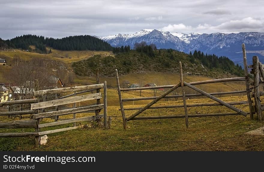 Mountain landscape, photo taken in Romania Fundatica