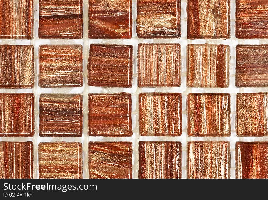 Brown Mosaic Tiles