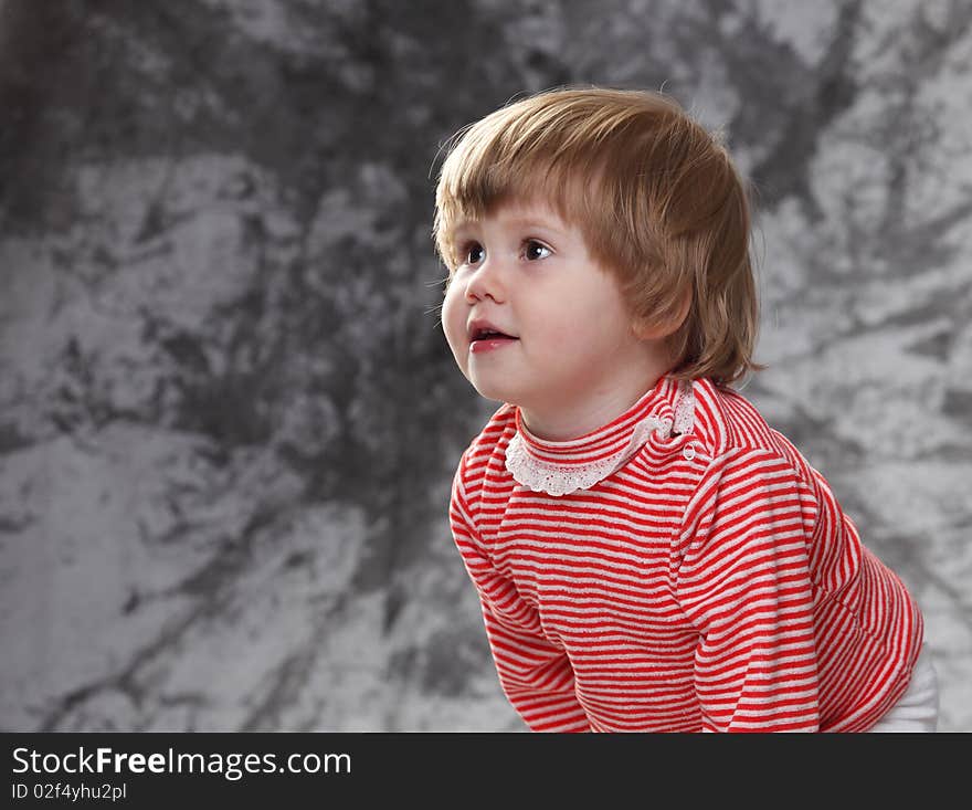 Portrait of the little girl