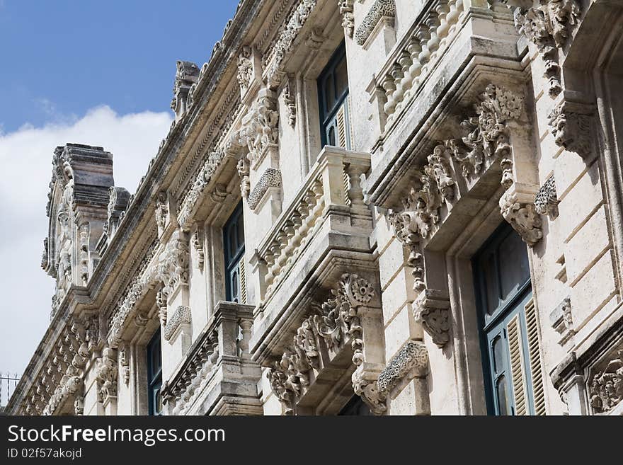 Architectural detail of an old colonial church, in Havana, Cuba (III). Architectural detail of an old colonial church, in Havana, Cuba (III)