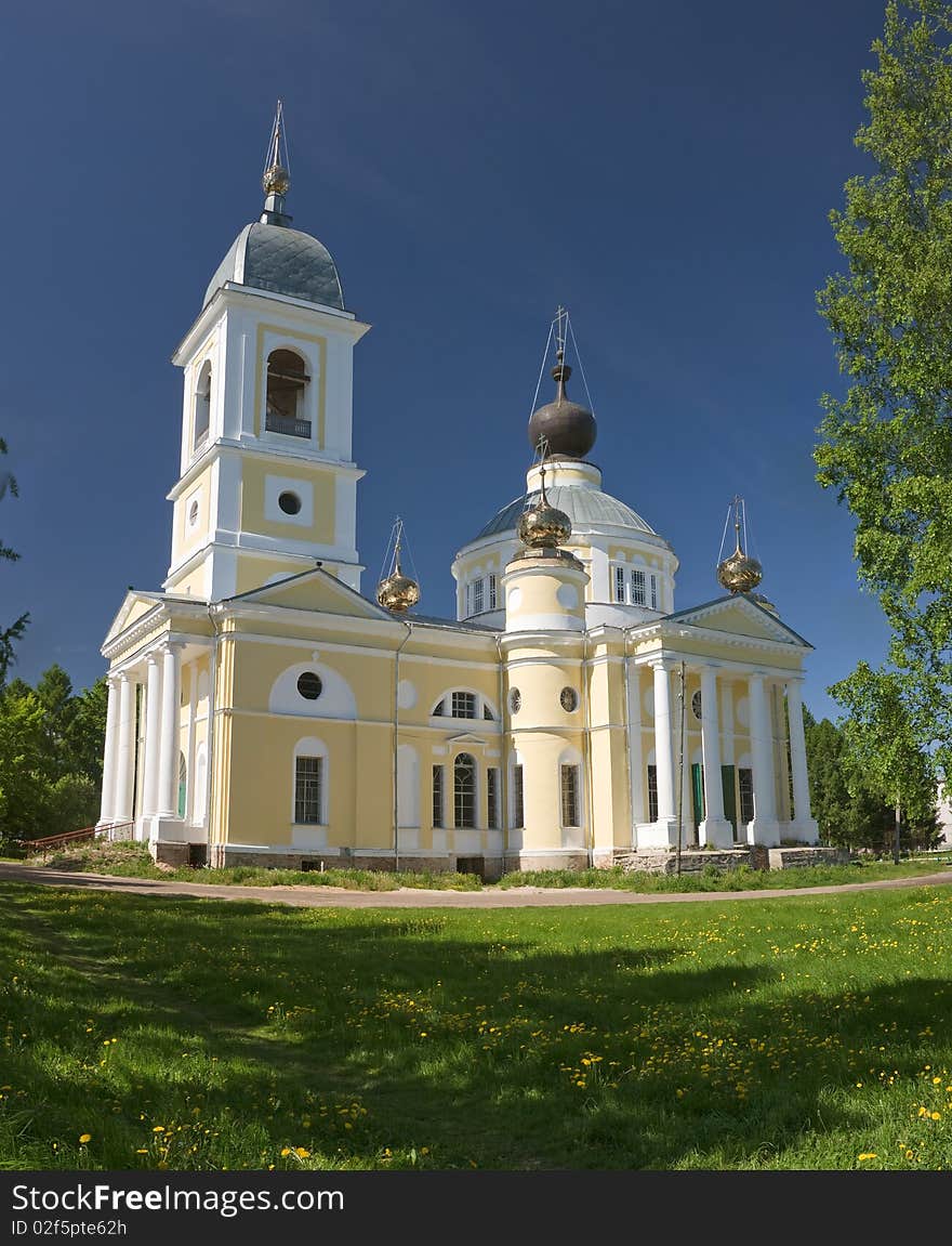 The Grand Cathedral of The Dormition in Myshkin, Russia.