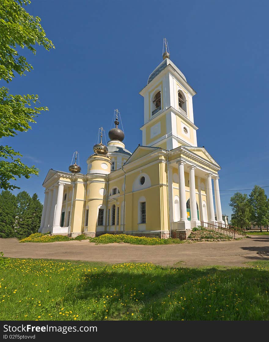 The Grand Cathedral of The Dormition in Myshkin, Russia.