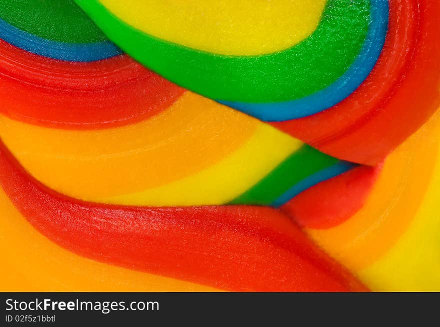 Natural colors, close up of lollipop. Natural colors, close up of lollipop