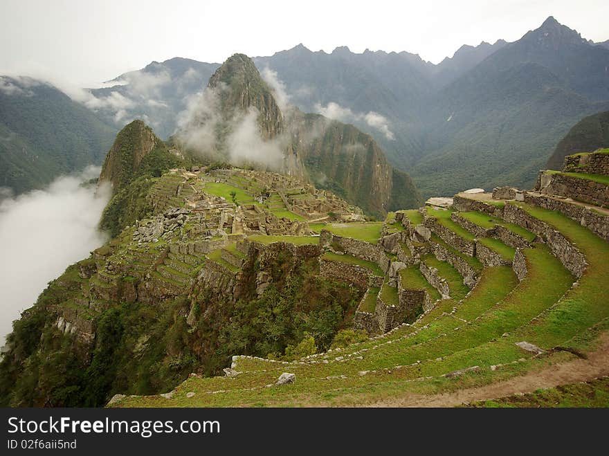 Machu Picchu in the early morning