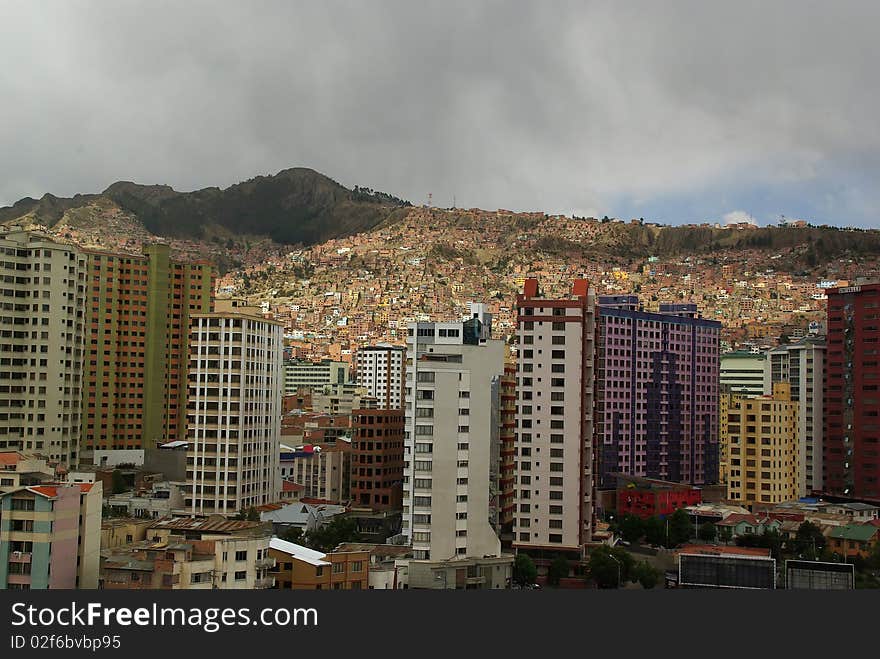 La Paz, capital of Bolivia