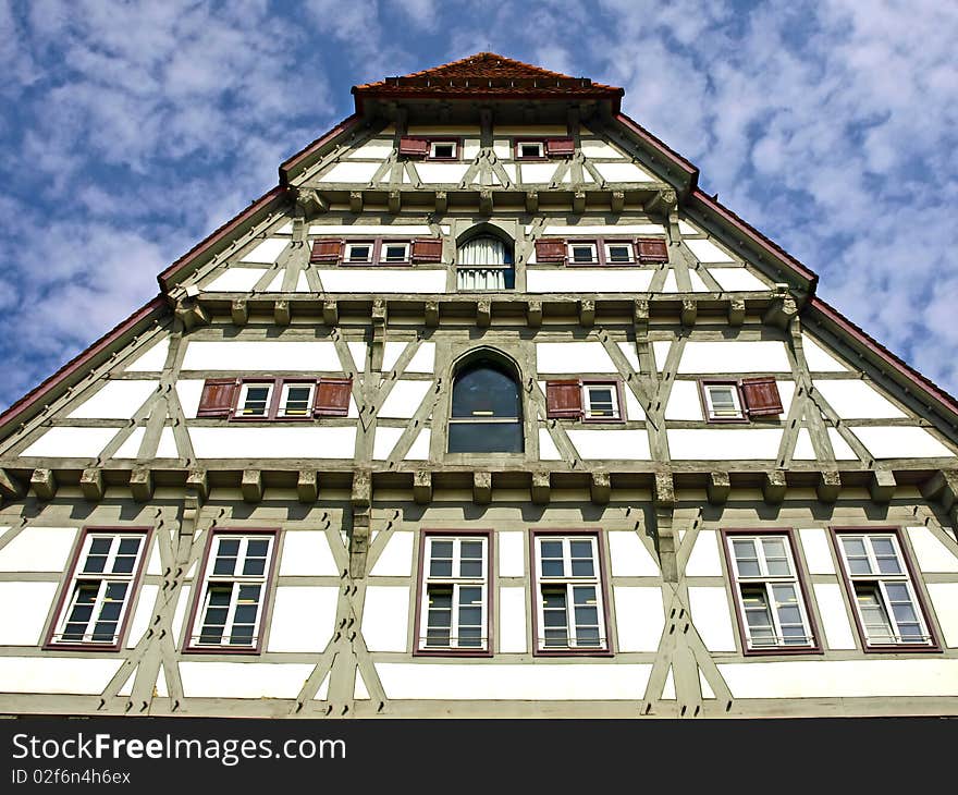 A old house of the middle ages. A old house of the middle ages