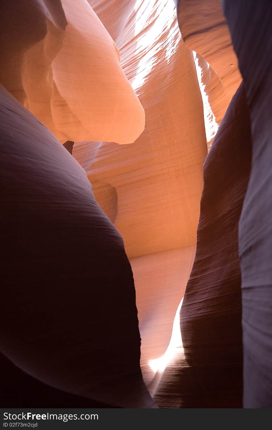 Sandstone Formation In Antelope Canyon