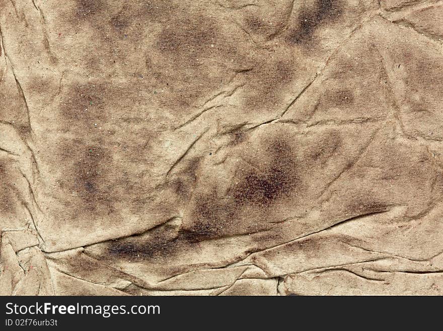 Old stained paper texture, for design works. Old stained paper texture, for design works