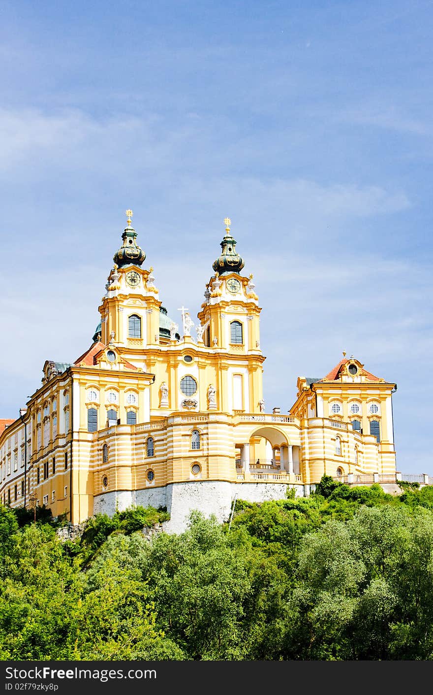 Convent Melk, Lower Austria, Austria. Convent Melk, Lower Austria, Austria