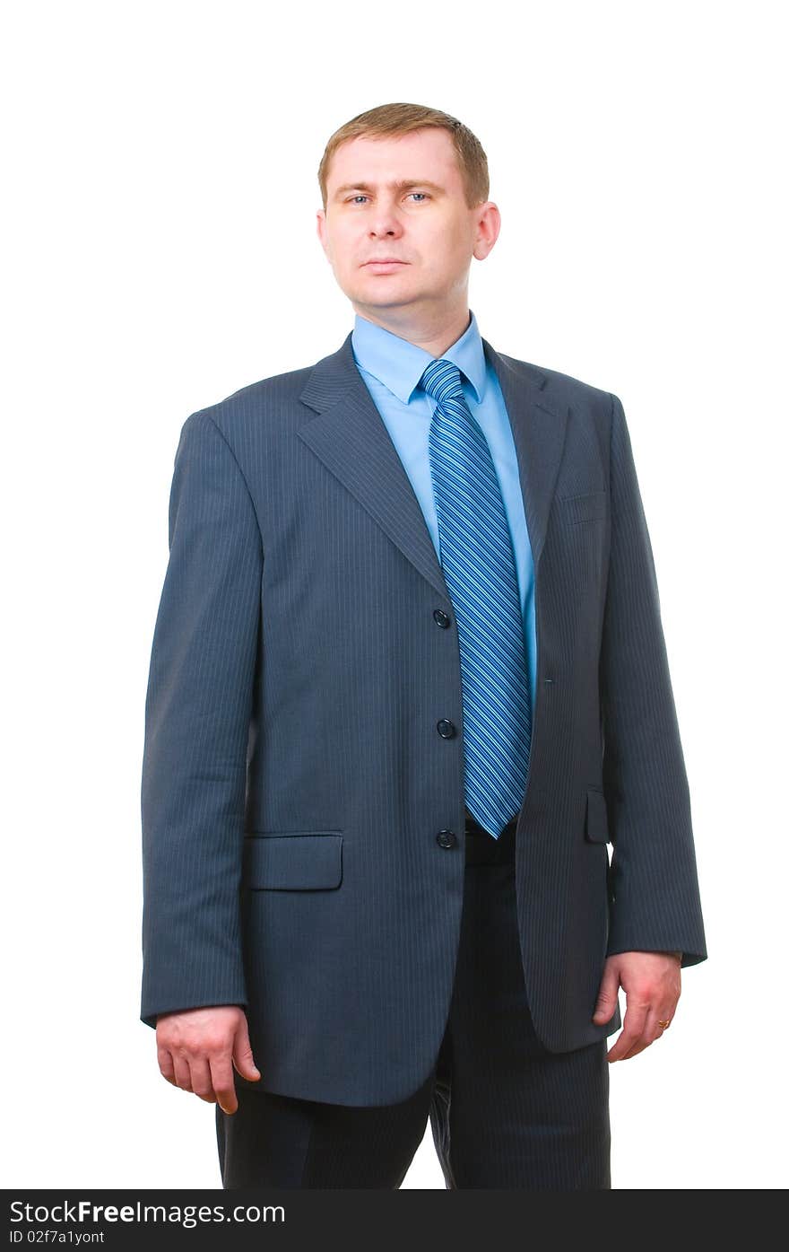 Businessman Standing Confidently