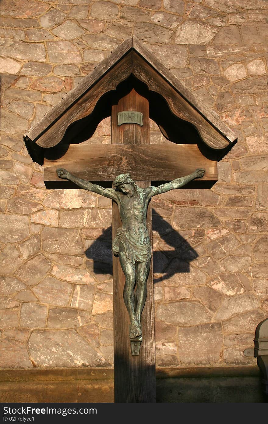 Statue of crucifixion of Jesus