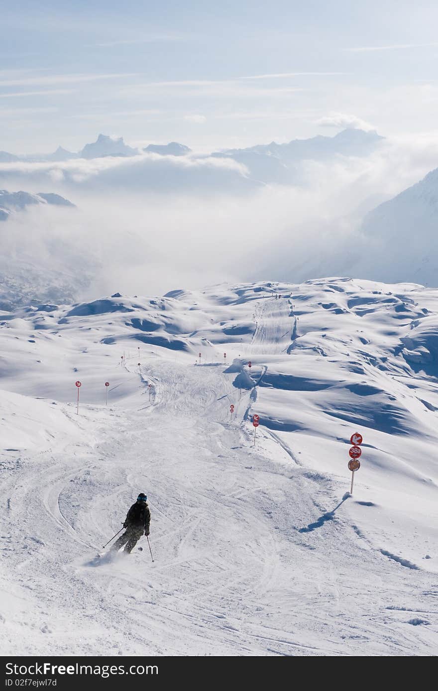 Empty Morning Piste