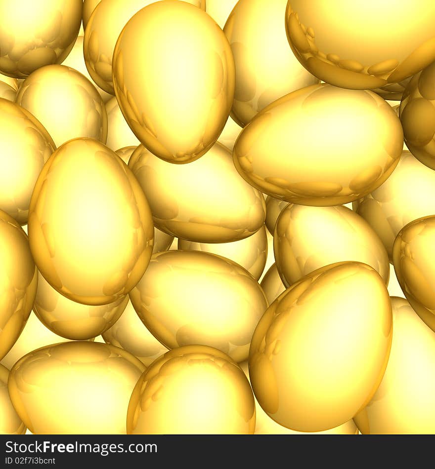 Gold eggs