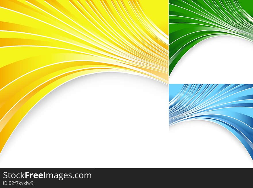 Abstract background with copy space in three colors. Abstract background with copy space in three colors