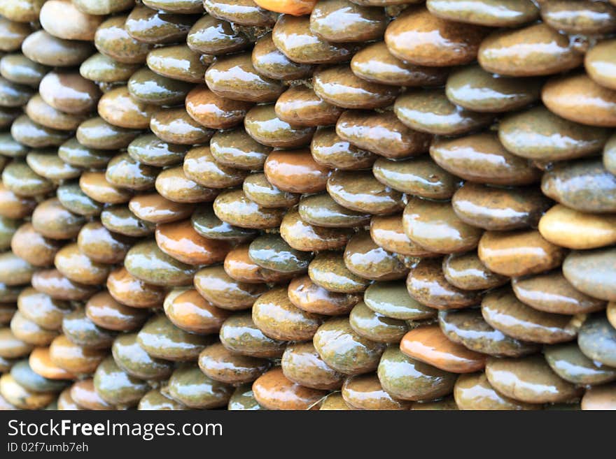 Stone background with floating water. Stone background with floating water