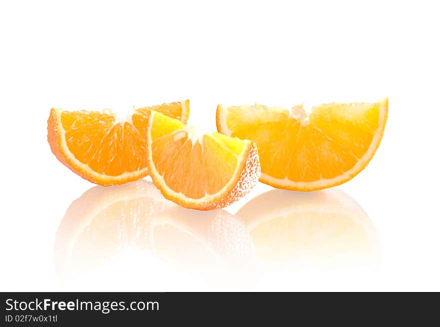 Pieces of orange