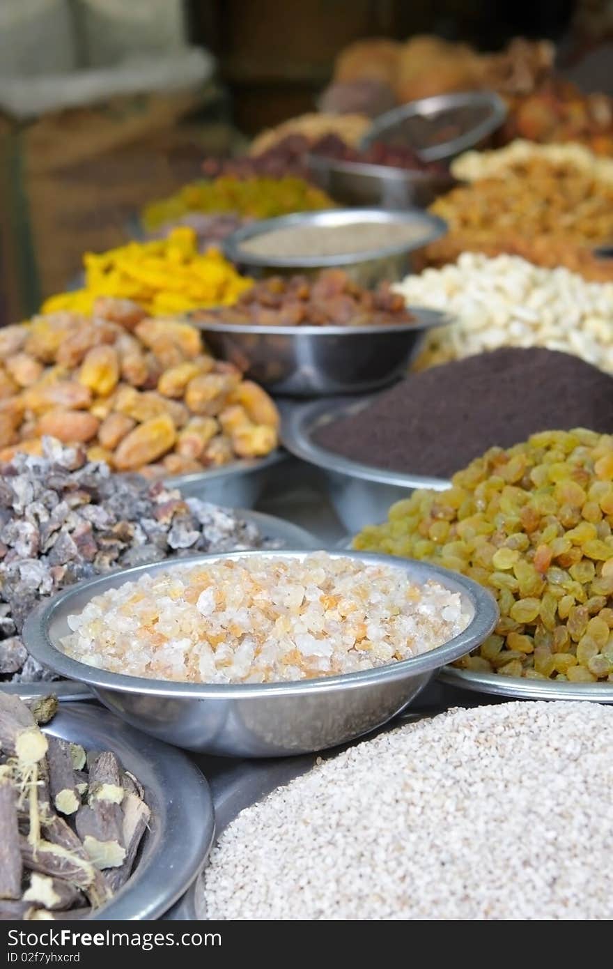 Spices at the market