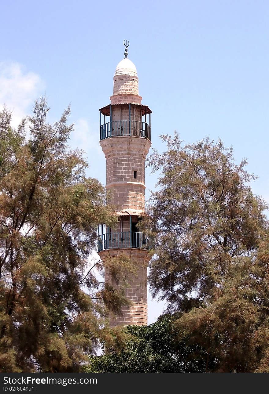 Jaffa Minaret Of Mahmoudiya Mosque 2007