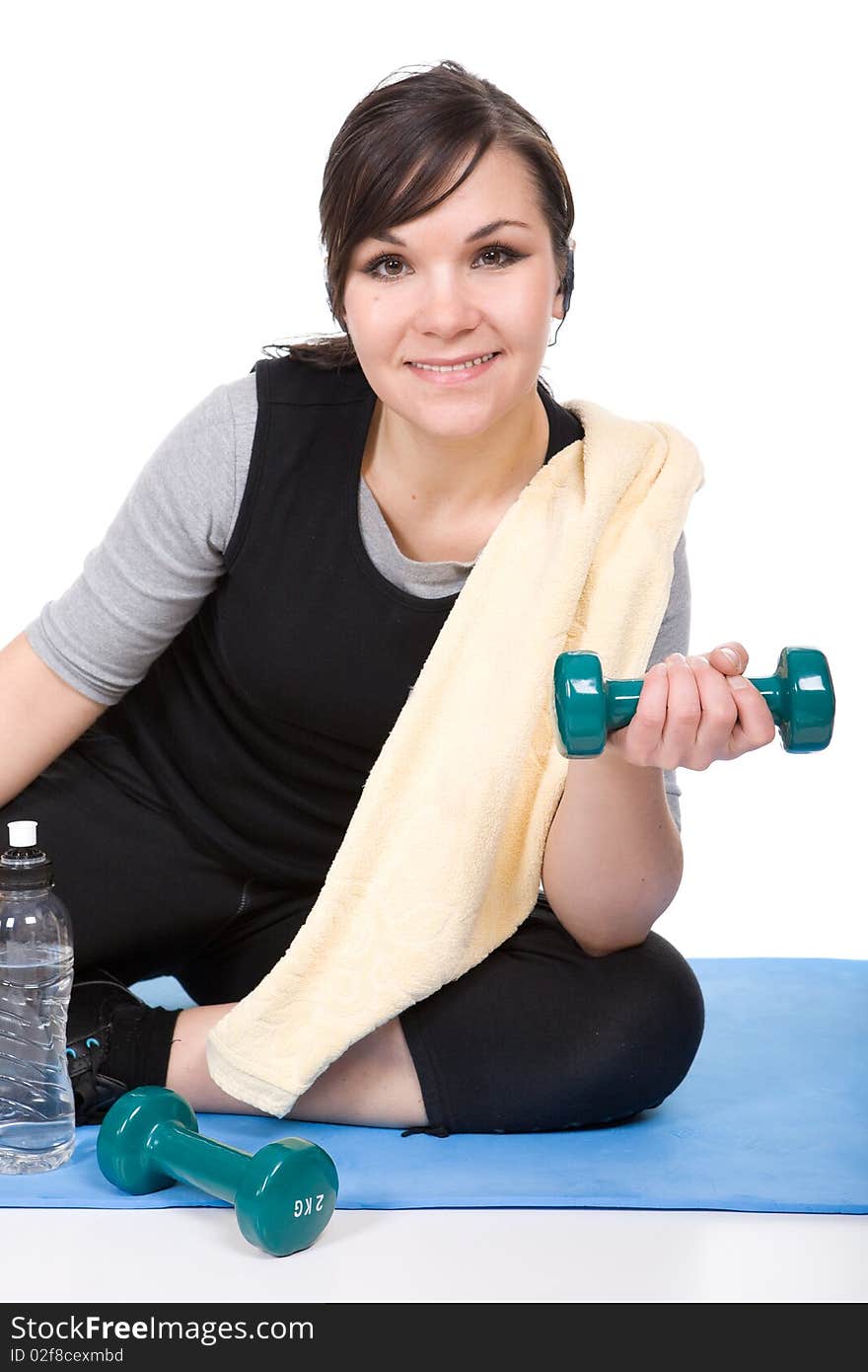 Young adult woman in good shape. Young adult woman in good shape