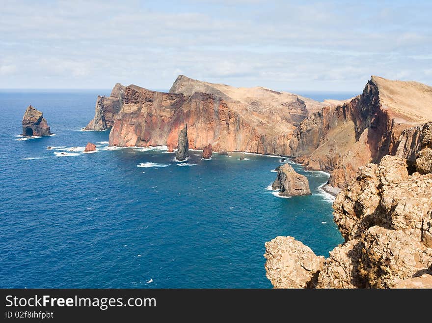 Coastline of Madeira, Sao Lorenzo