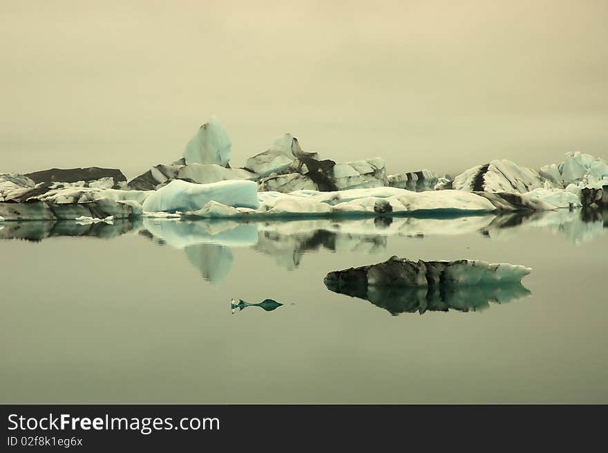 Icebergs in Jokursarlon, Iceland