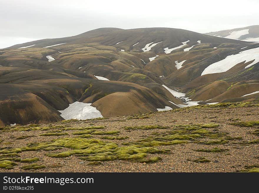 Icelandic landscape.