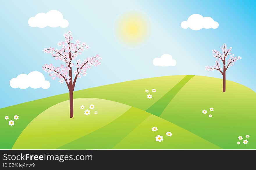 Spring background