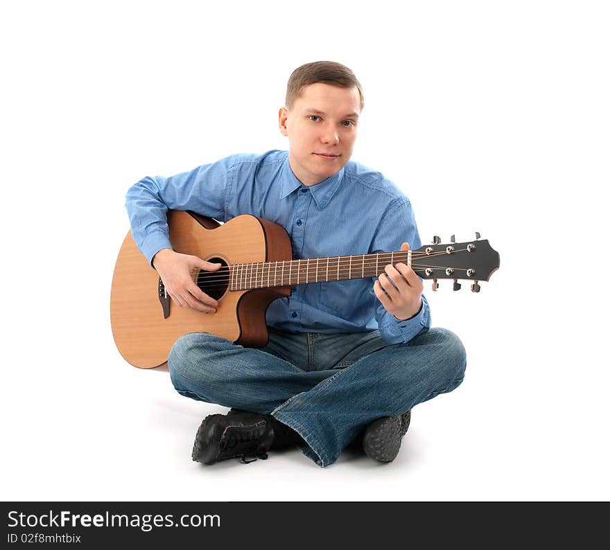 Man with acoustic guitar