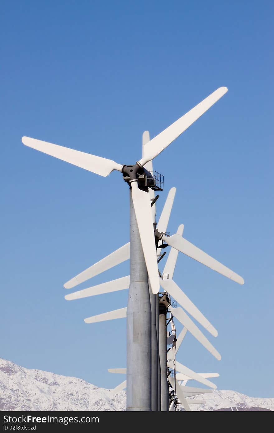 Wind turbines for clean energy