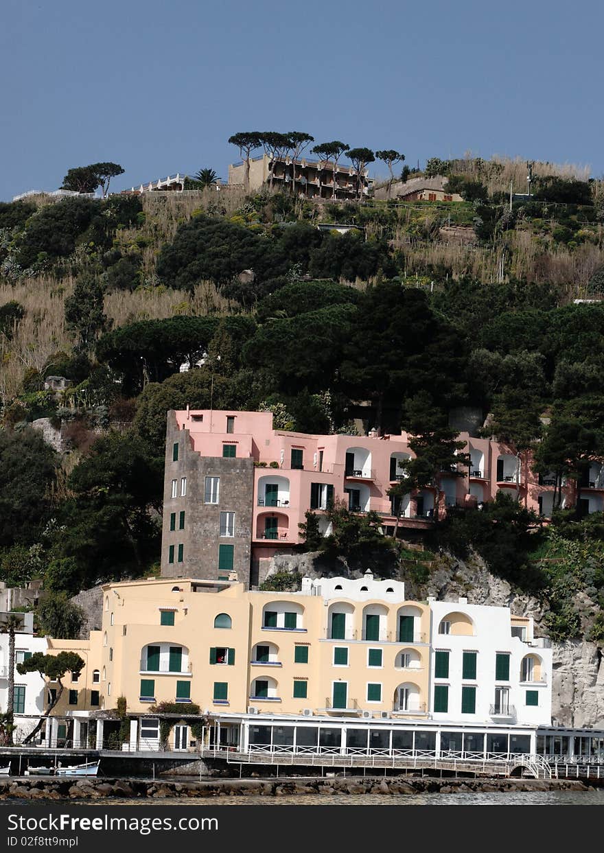 Ischia a beautiful island in campania , italy