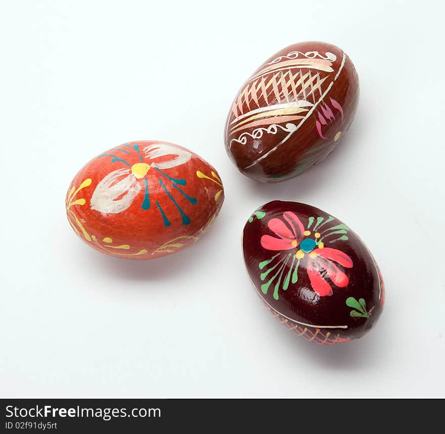 Easter painted eggs