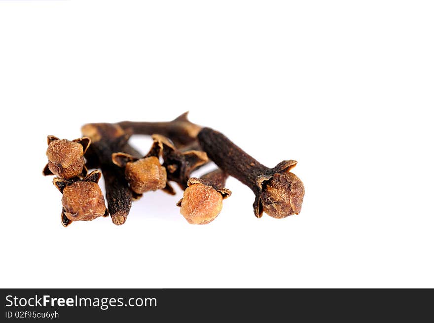 Heap of dry aroma cloves