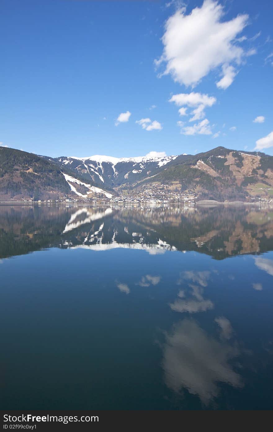 Reflections On A Mountain Lake