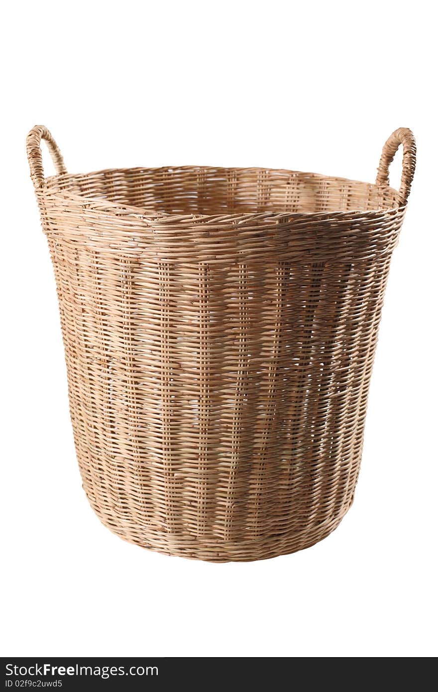 Woodbasket , the wickerwork from Thailand