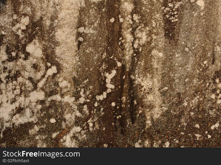 Old Stained Marble Slab-close Up