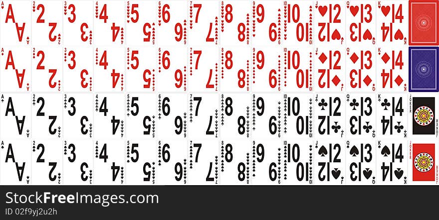 Playing Cards With Large Numbers