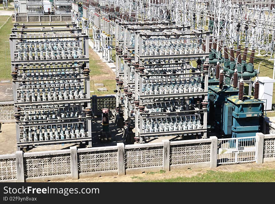 Many facilities of a transformer station