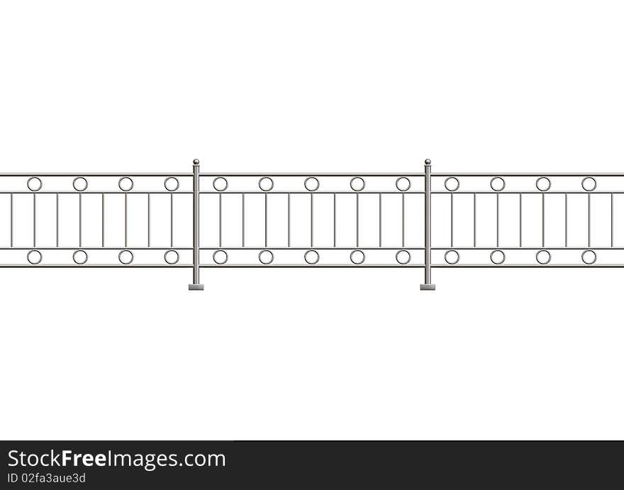 Illustration of a picket on white