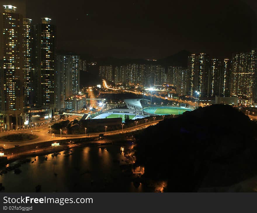 Tseung Kwan O night view