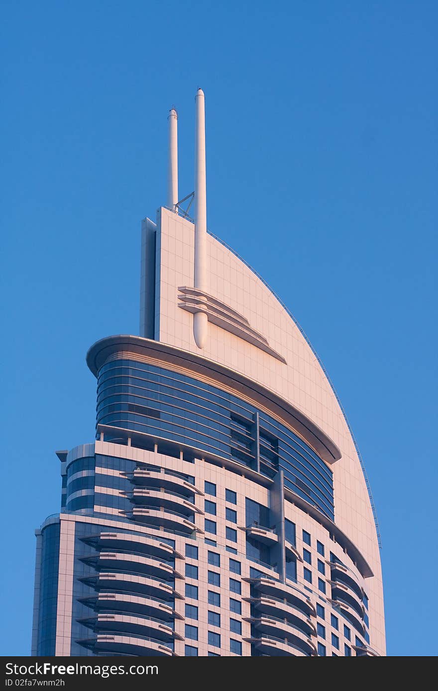 Elliptical Design of Hotel Buildings in Dubai. Elliptical Design of Hotel Buildings in Dubai