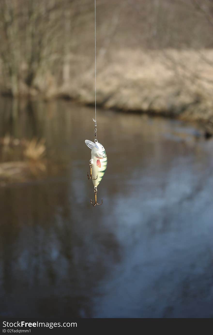 Little wobbler for fishing a predatory fish